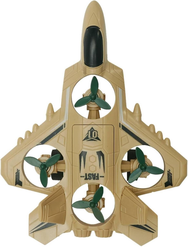 Mountoy store Friction Powered Fighter Jet Aircraft Toy(Yellow, Pack of: 1)