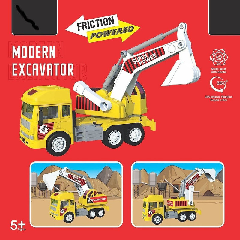 zokato Super Power Modern Excavator 360 Degree Repair Lifter Toy For Kids(Multicolor, Pack of: 1)