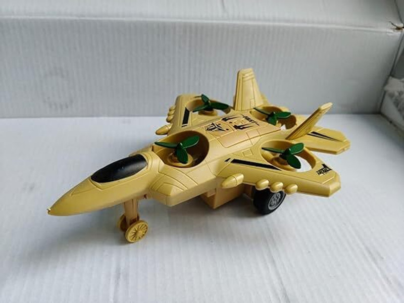 Maadi Toy rafel fighter jet for kids birthday gift(Yellow)