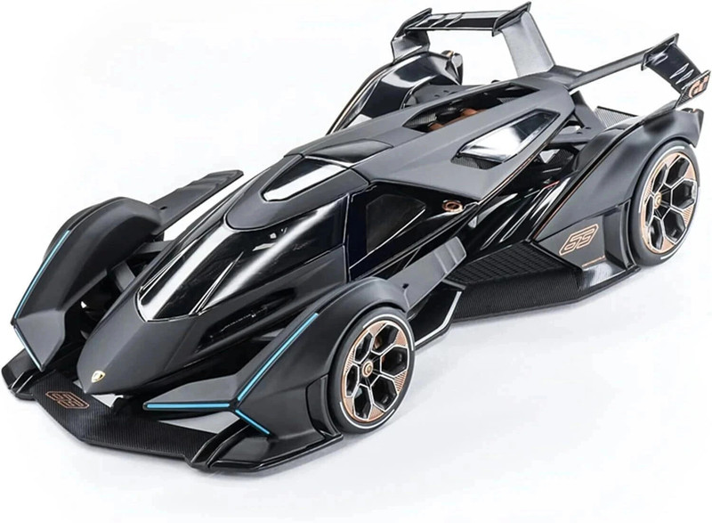 Devdhan 1:24 Lambo V12 Vision Gran Turismo Metal Sports Car with Sound Light Model Toy(Multicolor, Pack of: 1)