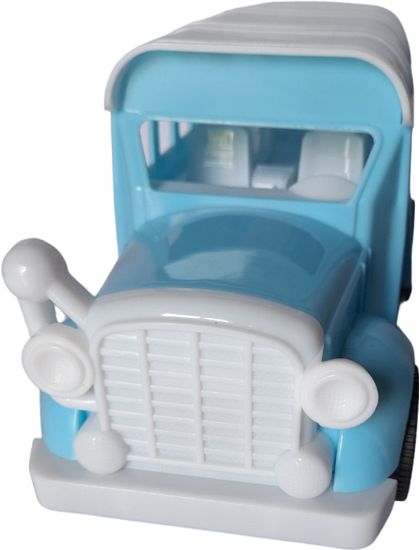 CSPARK BAND Push and Go Run Fast School Mini Bus Toy for Kids (Pack Of 1)Made In India(Multicolor, Pack of: 1)