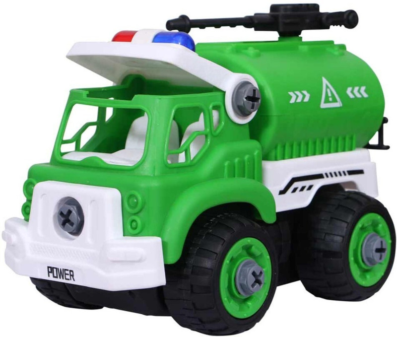 zokato Friction Powered Truck Exclusive DIY Fire Truck Vehicle Toy-ZK1(Green, Pack of: 1)