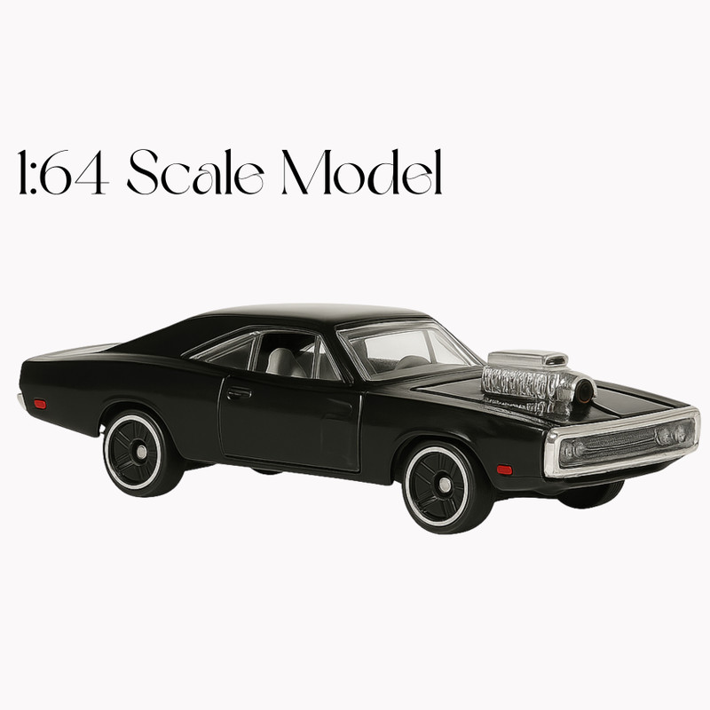 Arizuul 1:64 1970 Dodge Challenger Die-Cast Mini Toy Car Diecast Cars Pull Along Toy(Black, Red, Blue, Pack of: 1)