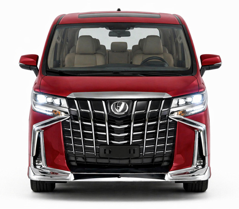 yumyra Toyota Alphard Die-Cast 1:36 Scale Metal Toy Car Pull Back Action(Red, Pack of: 1)