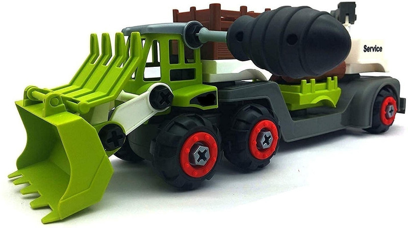 MY BABY LOVE A PERFECT CARE Toy Vehicles Set for Kids - Farm Truck Set Assembly Toy Farm Truck(Green, Pack of: 1)