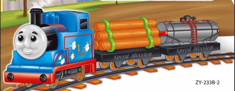 Toyify Kids Train Track set(Blue)