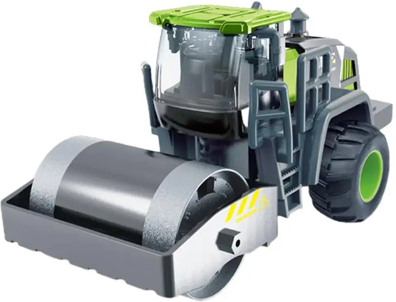 DARVICE Bulldozer Excavator Pack 4 Set Unbreakable Construction Vehicles For Kids Trucks(Black, Pack of: 4)