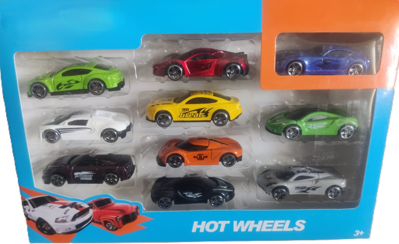 Shivalik Enterprises Diecast Metal Set of 10 Cars(Multicolor, Pack of: 10)