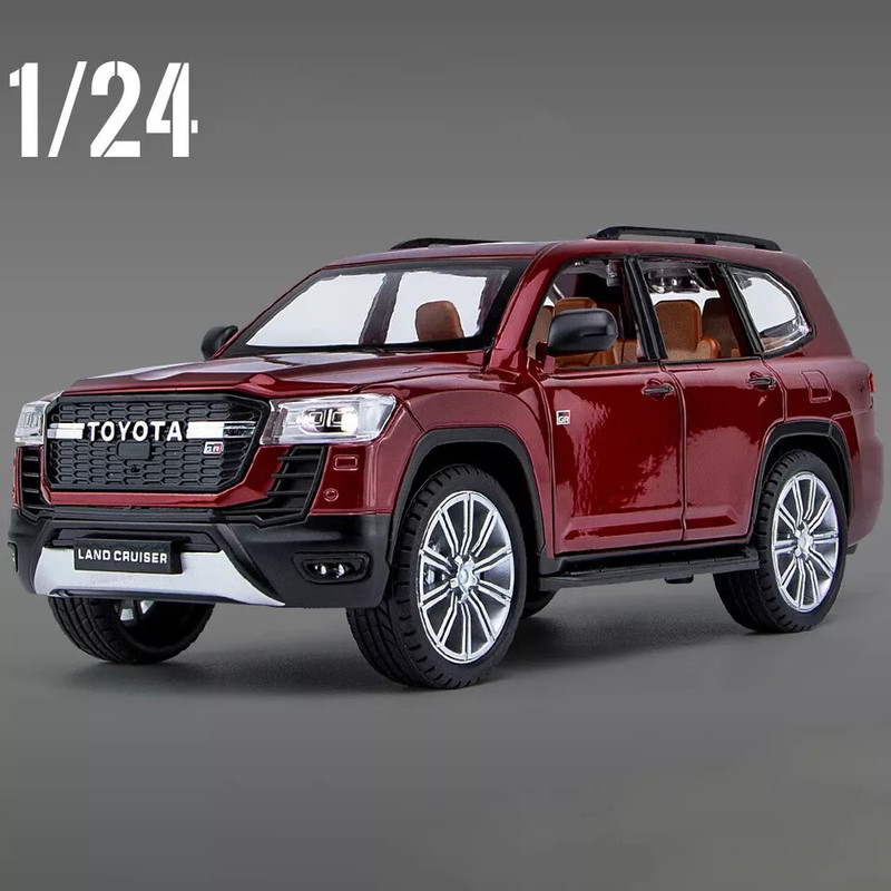 Just craft 1:24 Scale Toyta Land Cruiser GR SUV Alloy Car Model Diecasts Metal Toy(Multicolor)