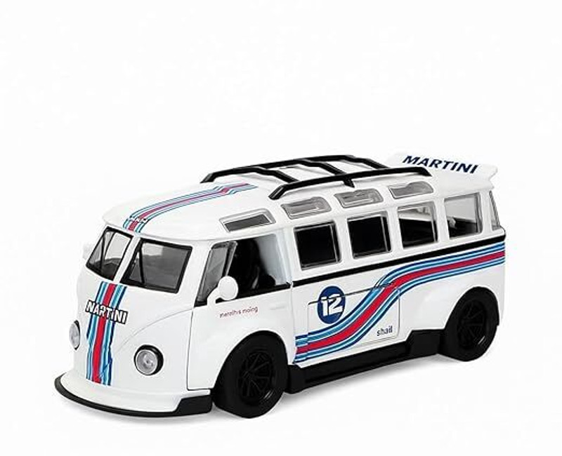 Bestie Toys Volkss-wagen Transporter Model Car | Camping Van with Surfboards | Zinc Alloy P(Multicolor)