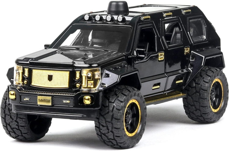 DUVEXA 1:24 Metal Car Diecast Model G Pattong(Black, Pack of: 1)