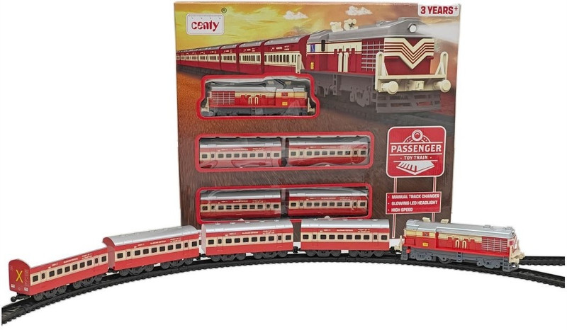 Kidz N Toys battery operated toy train with manual track changer Train Toy(Multicolor, Pack of: 1)