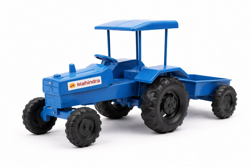 AGRIKID Blue Power Farm Tractor Toy(Blue, Pack of: 1)