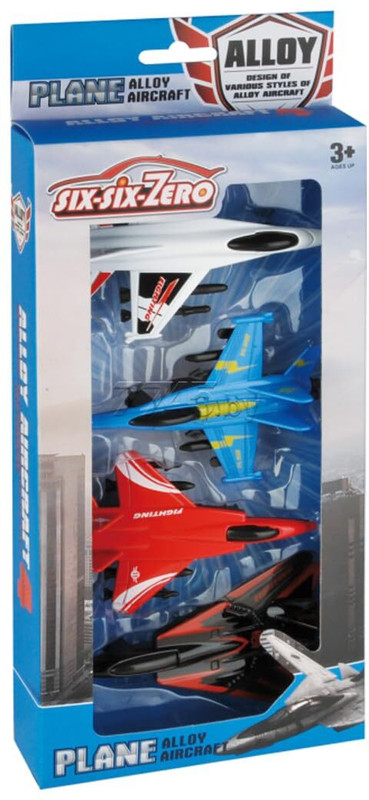 QWICK CLICK 4 Pcs Aircraft Set Die Cast Metal Pull Back Alloy Plane Fighter Jet Toys(Multicolor, Pack of: 4)