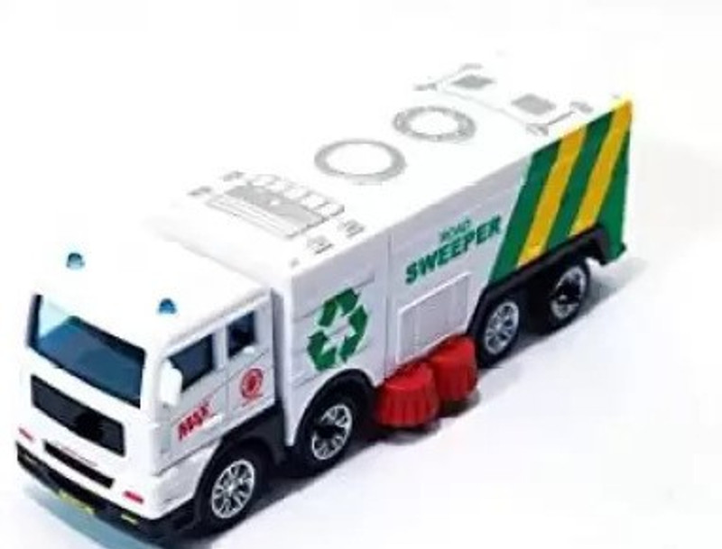 Just craft Exclusive Unbreakable Sweeper Engineering Frictions Power Truck Toy for Kids(Multicolor, Pack of: 1)