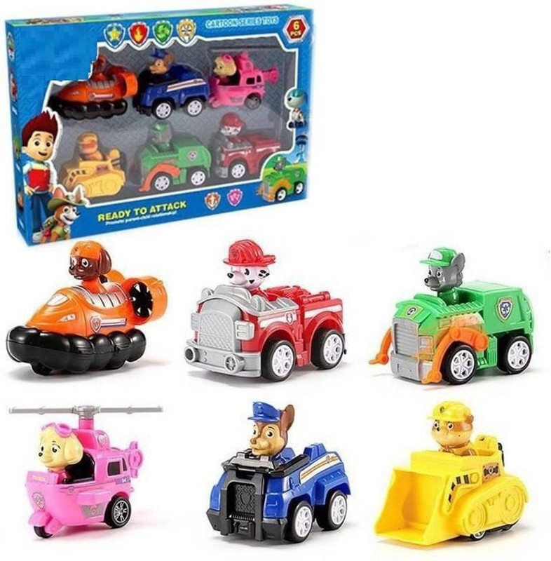 Just craft New Paw Patrol Pup Buddies Action Figure Toy(Multicolor, Pack of: 1)