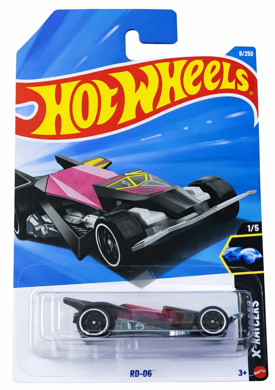 HOT WHEELS C4982 RD 06 1/5 DIE CAST TOY CAR(Black, Pack of: 1)