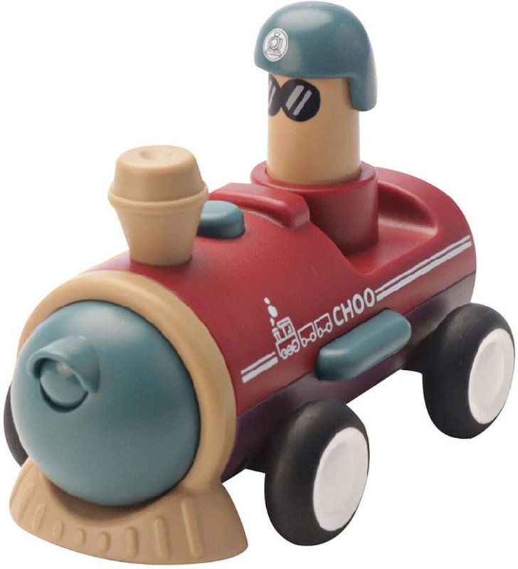 hinik Push &Go with pull back Friction Powered Vehicles (Including Airplane,Train)(Multicolor, Pack of: 2)
