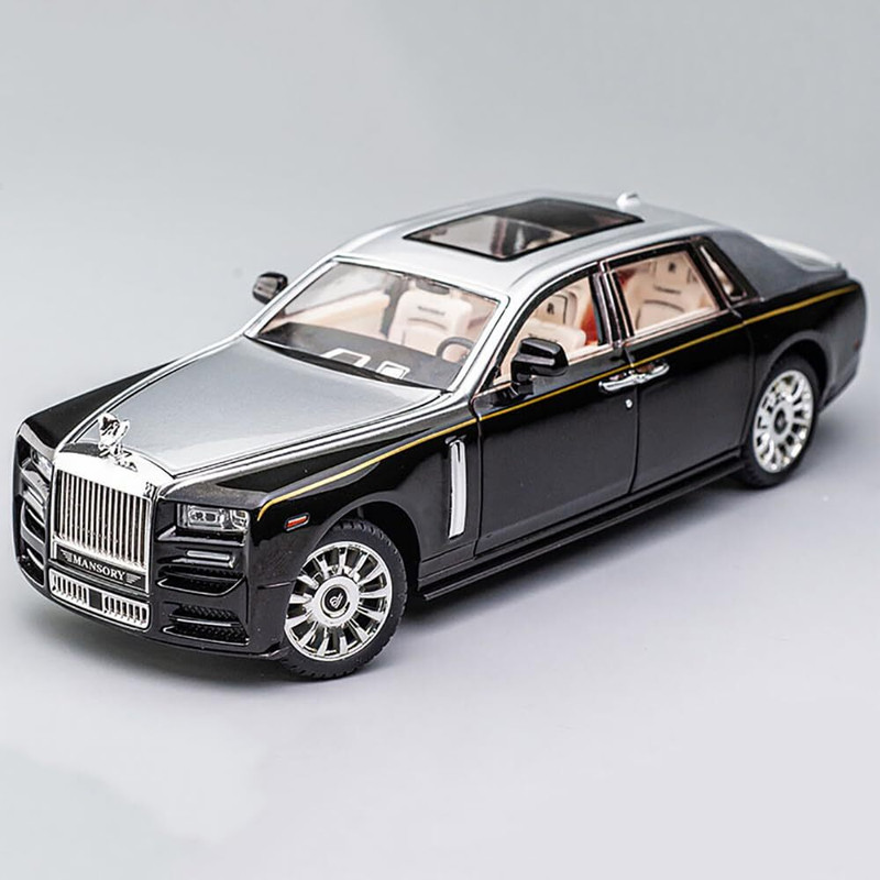 YIQELU 1:32 RR Phantom Toy for Kid Diecast Metal Car Light Sound PullBack Openable Door(Multicolor, Pack of: 1)