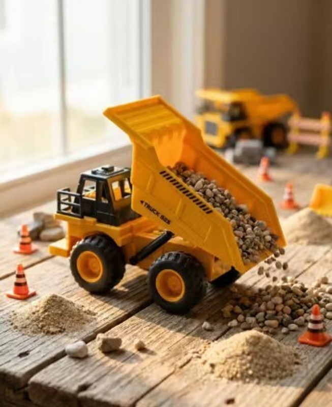 nilkanth Toy Construction Dumper Truck(Multicolor)
