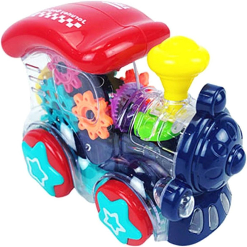 COELON Universal GGear Small Ind Transparent Train Red-CLN429(Multicolor, Pack of: 1)
