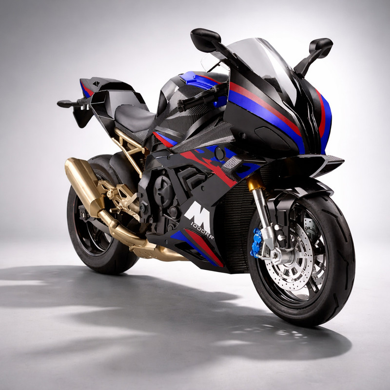 GKNEX New Pull Back Alloy Racing Bike Toy Model for Kids Realistic Sport Bike(Multicolor, Pack of: 1)