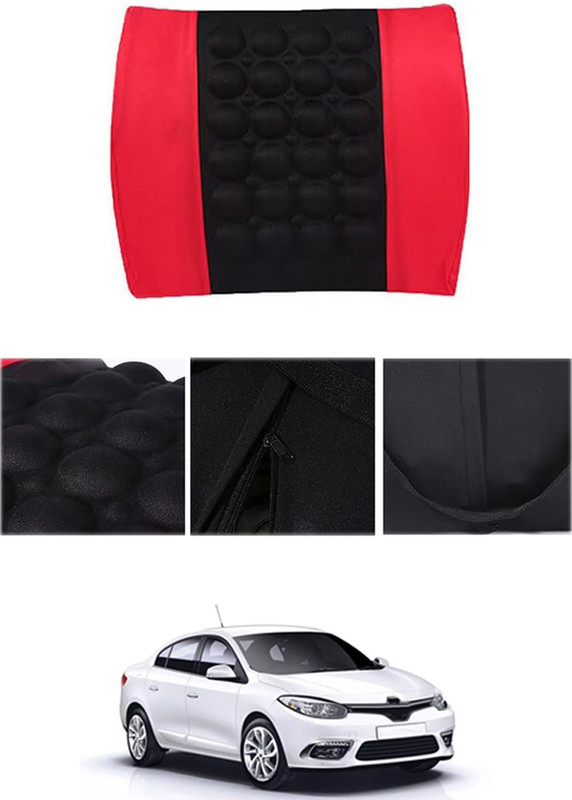 MATIES Foam Seating Pad For  Renault Fluence(Car/Home/Office Red, Black)