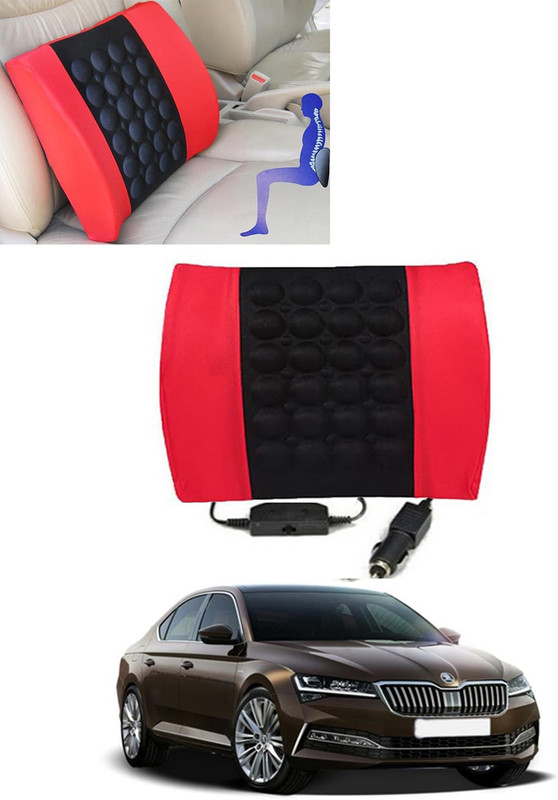 HANSHIKA ENTERPRISES Cushion Seating Pad For  Skoda Superb(Car, Home, Office Red, Black)