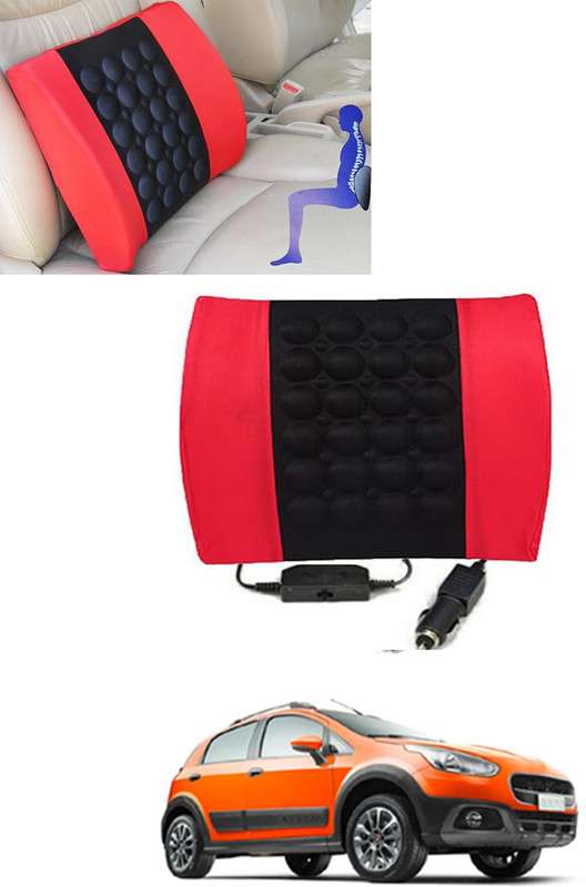 MSNP Cushion Seating Pad For Fiat Avventura(Car, Home, Office Red, Black)