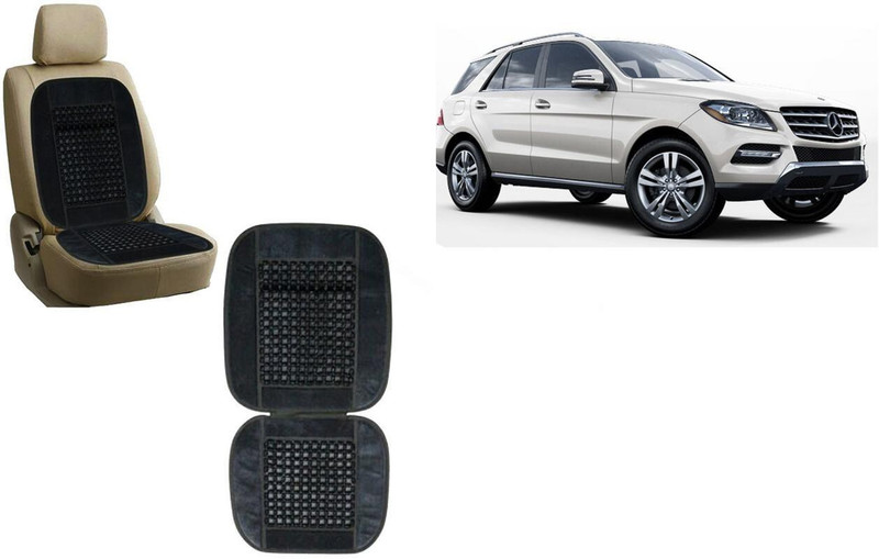 HANSHIKA ENTERPRISES Wooden Bead, Velvet Seating Pad For Mercedes Benz ML(Car, Home and Office Grey)