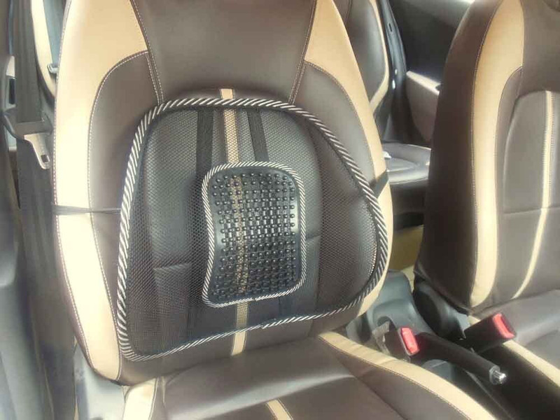 CarInterio Polyester Seating Pad For Universal For Car Universal For Car(Front Seats Black)