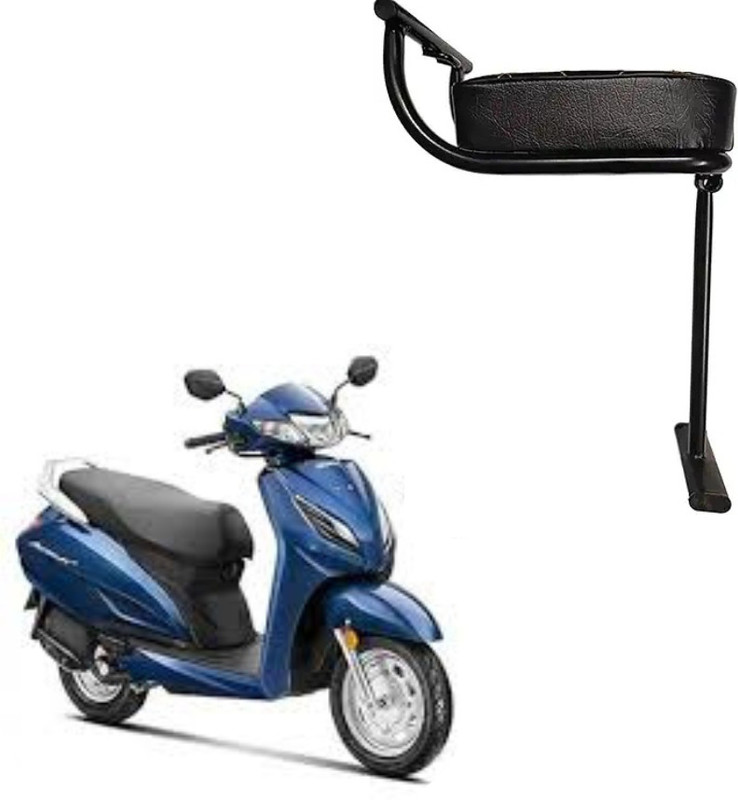 KILLERRYDER Leather Seating Pad For Honda, TVS, Hero Activa, Jupiter, Aviator, Dio, Maestro(Bike Black)