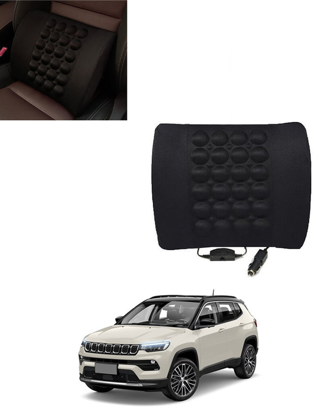 AYW Cushion Seating Pad For  Jeep Compass(Car/Home/Office Black)