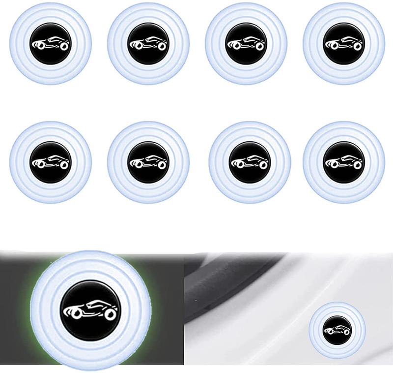 Shakambhri Car Door Shock Absorber Gaskets Protector 8 PCS White Shock Absorber(Car)