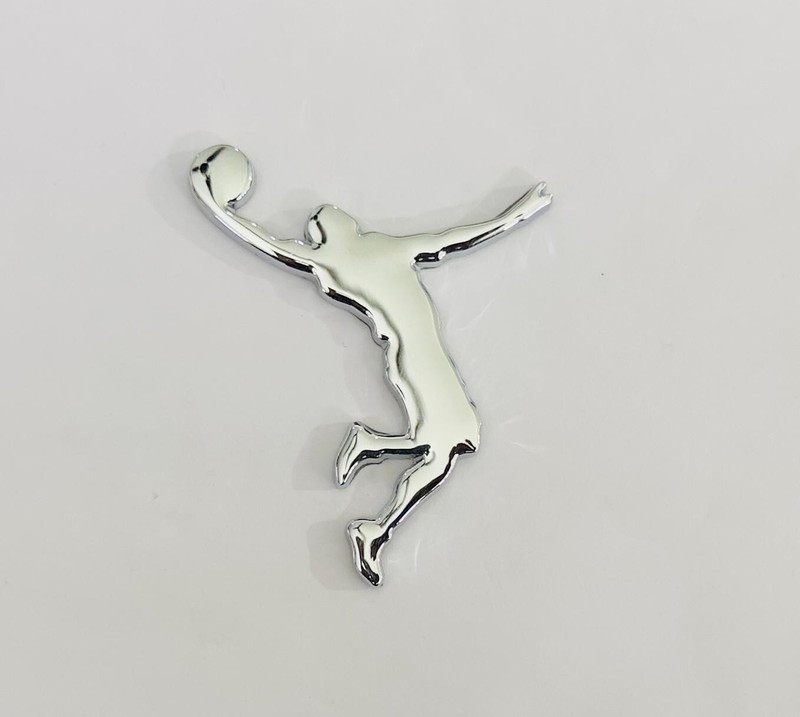 Auto MT JORDAN-BLACK Metal Logo (8.5cmx6cm) Universal for Car Bike Laptop Emblem Car Flywheel