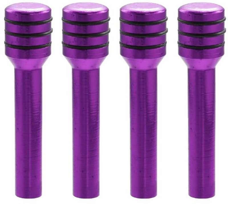 Auto MT PURPLE Metallic Car Door Lock Knobs Decoration Universal for All Cars Car Flywheel