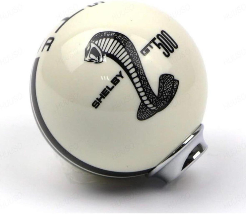 Auto MT 5 Speed Shelby GT-500, Cobra Round Ball Gear Shift-Knob Lever Universal For Car Car Flywheel