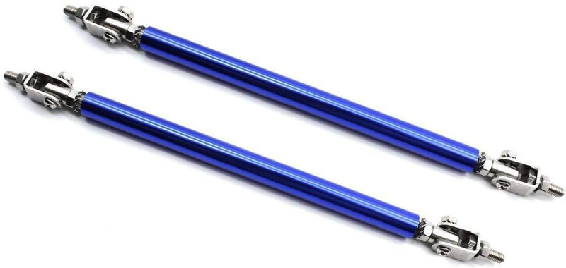 Auto MT BLUE Universal Adjustable Front Bumper Lip Splitter Strut Rod Support Bar 2PCS Vehicle Tool Kit