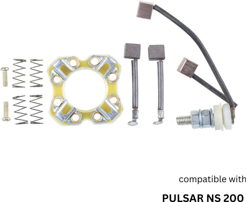 GEO Self Starter Carbon Plate Assembly/Brush holderFOR Bajaj PULSAR NS 200 Vehicle Starter Motor