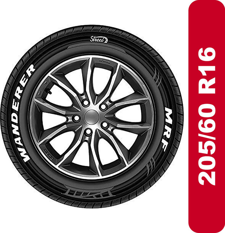 MRF WANDERER STREET 205/60 R16 92H 4 Wheeler Tyre(205/60 R16 92H, Tube Less)