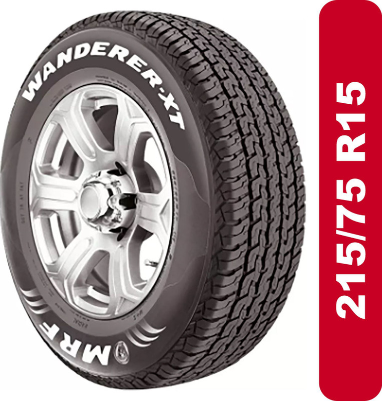 MRF 215/75R15 WANDER XT TUBE LESS TYRE FOR BOLERO 4 Wheeler Tyre(TUBE LESS TYRE, Tube Less)