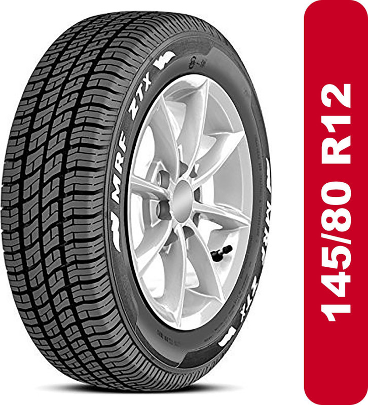 MRF ZTX 4 Wheeler Tyre(145/80 R12 74T TUBELESS CAR TYRE, Tube Less)