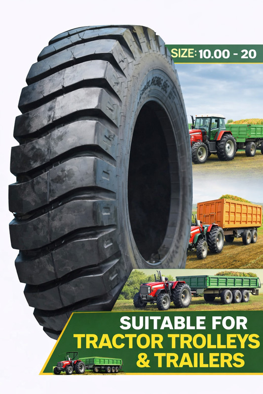 vsr blackmore Mine XL 10.00-20 (no tube in the package) 4 Wheeler Tyre(10.00-20, Tube Type)