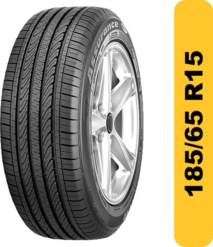 Goodyear Assurance Triplemax 4 Wheeler Tyre(185/65R15, Tube Less)