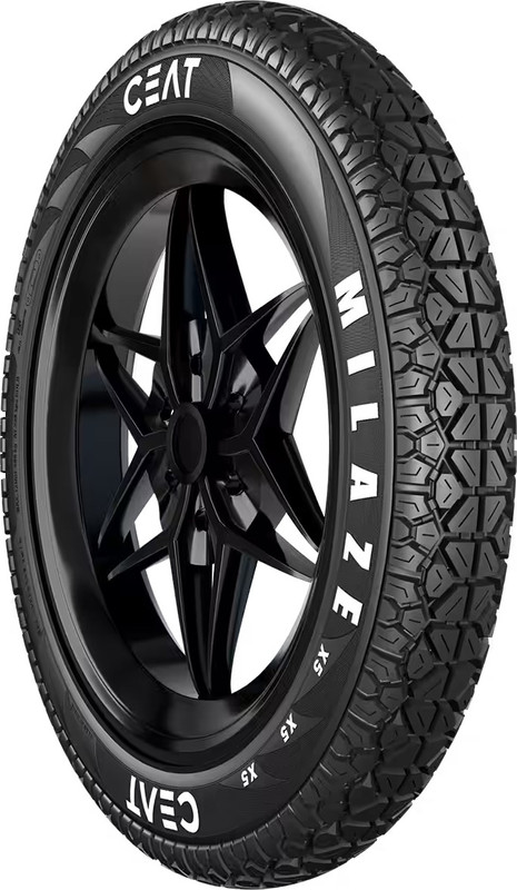 CEAT 80/100 R18 MILAZE X5 TL 54P 2 Wheeler Tyre(80/100 R18, Tube Less)