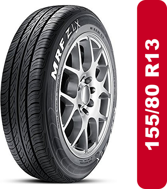 MRF ZLX 155/80 R13 79T 4 Wheeler Tyre(155/80R13, Tube Less)