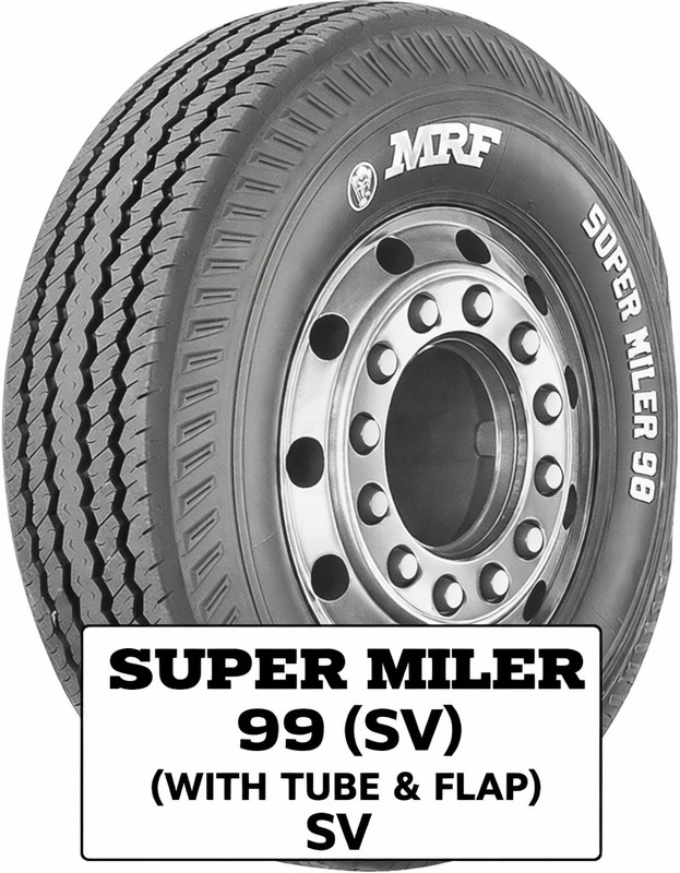 MRF 7.00-16 supermiler 99(tube in the package) 4 Wheeler Tyre(7.00-16, Tube Type)