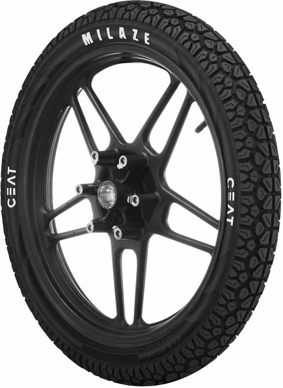 CEAT Milaze Tt 2.75-18 Tube-type Tyre Bike Tyre, Rear 2 Wheeler Tyre(2.75-18 48P, Tube Type)