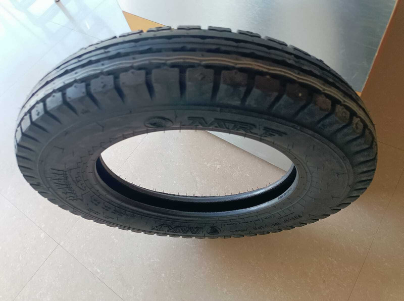 MRF 3.75-12 76B 6PLY TYRE 3 Wheeler Tyre(3.25-12 76B (6 PLY TYRE), Tube Less)