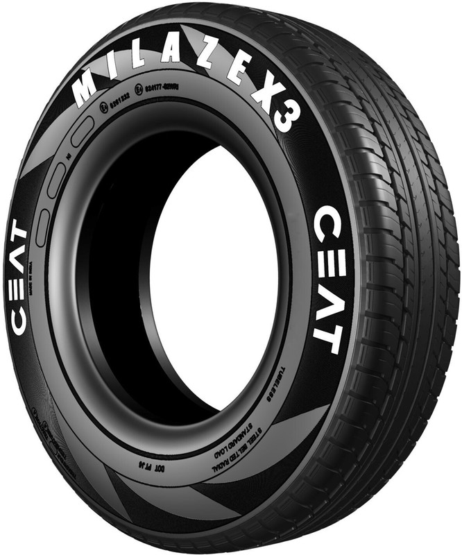 CEAT 155/65R13 MILAZE X3 TL 79T 4 Wheeler Tyre(155/65R13, Tube Less)